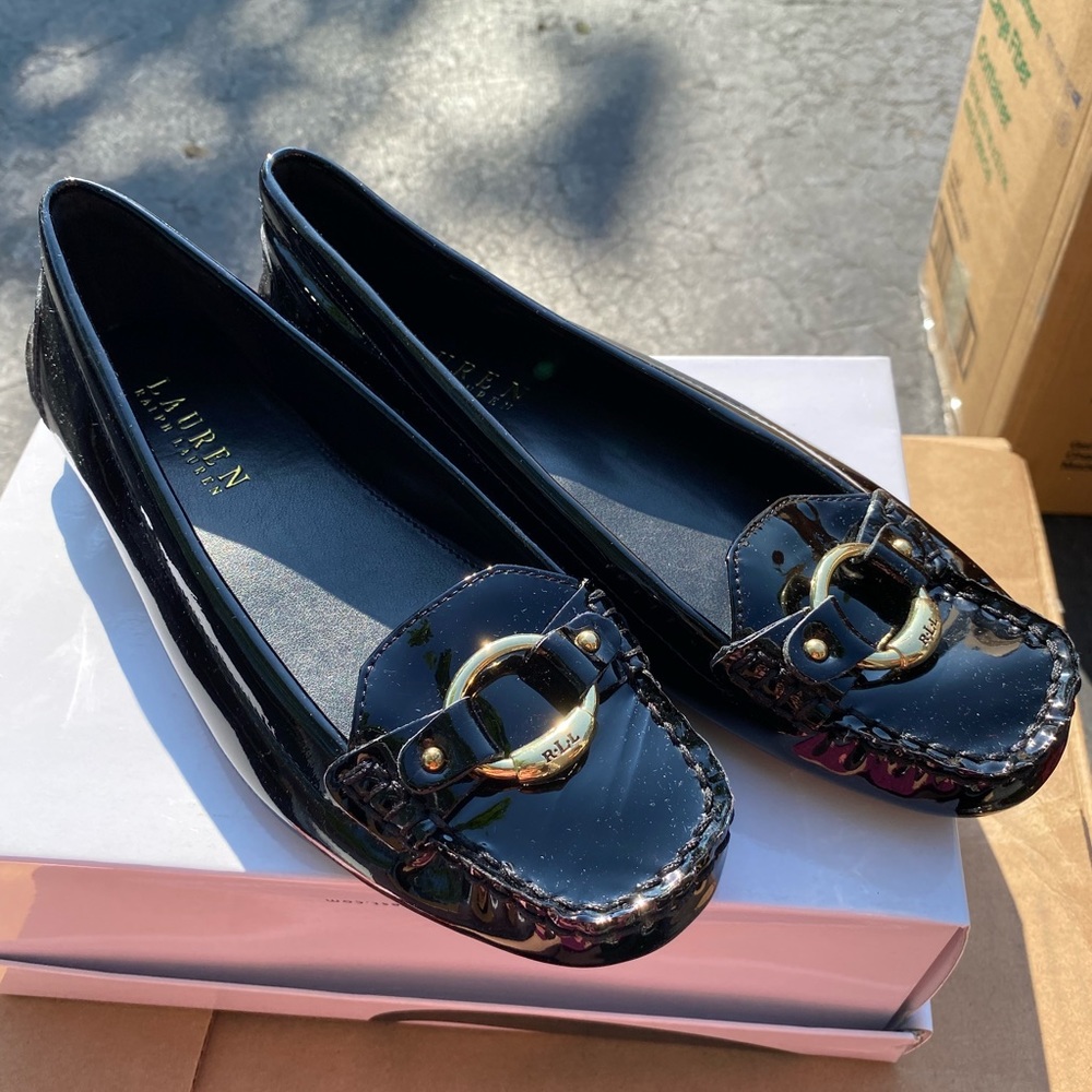 New Ralph Lauren Black flats